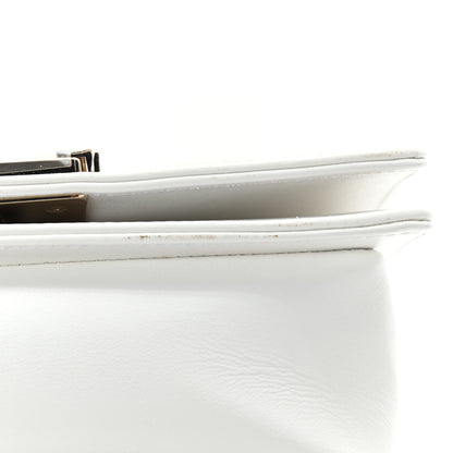 Chanel Calfskin Pearl Small Boy Flap White 8 of 10
