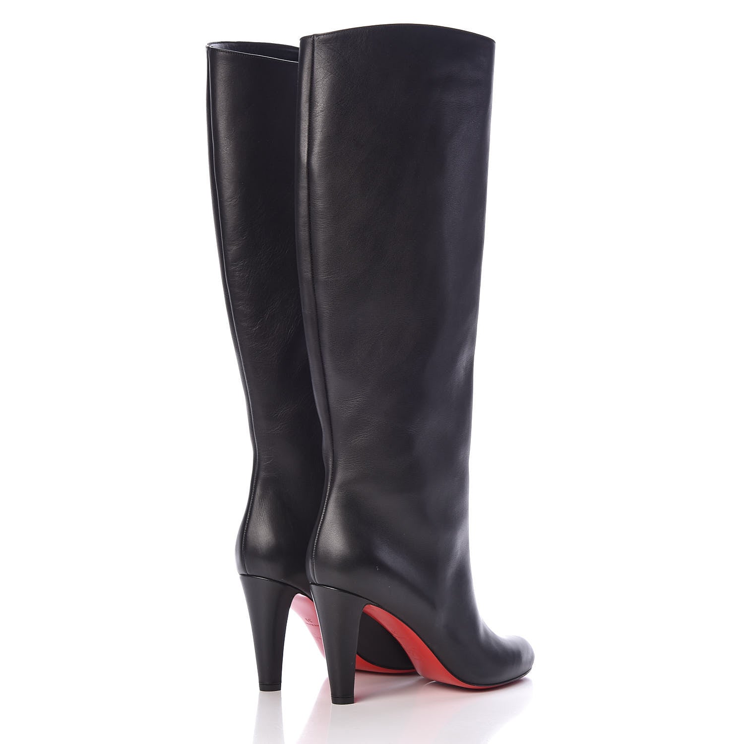 Christian Louboutin Calfskin Opera Marmara Botta 85 Tall Boots 39 Black 4 of 8