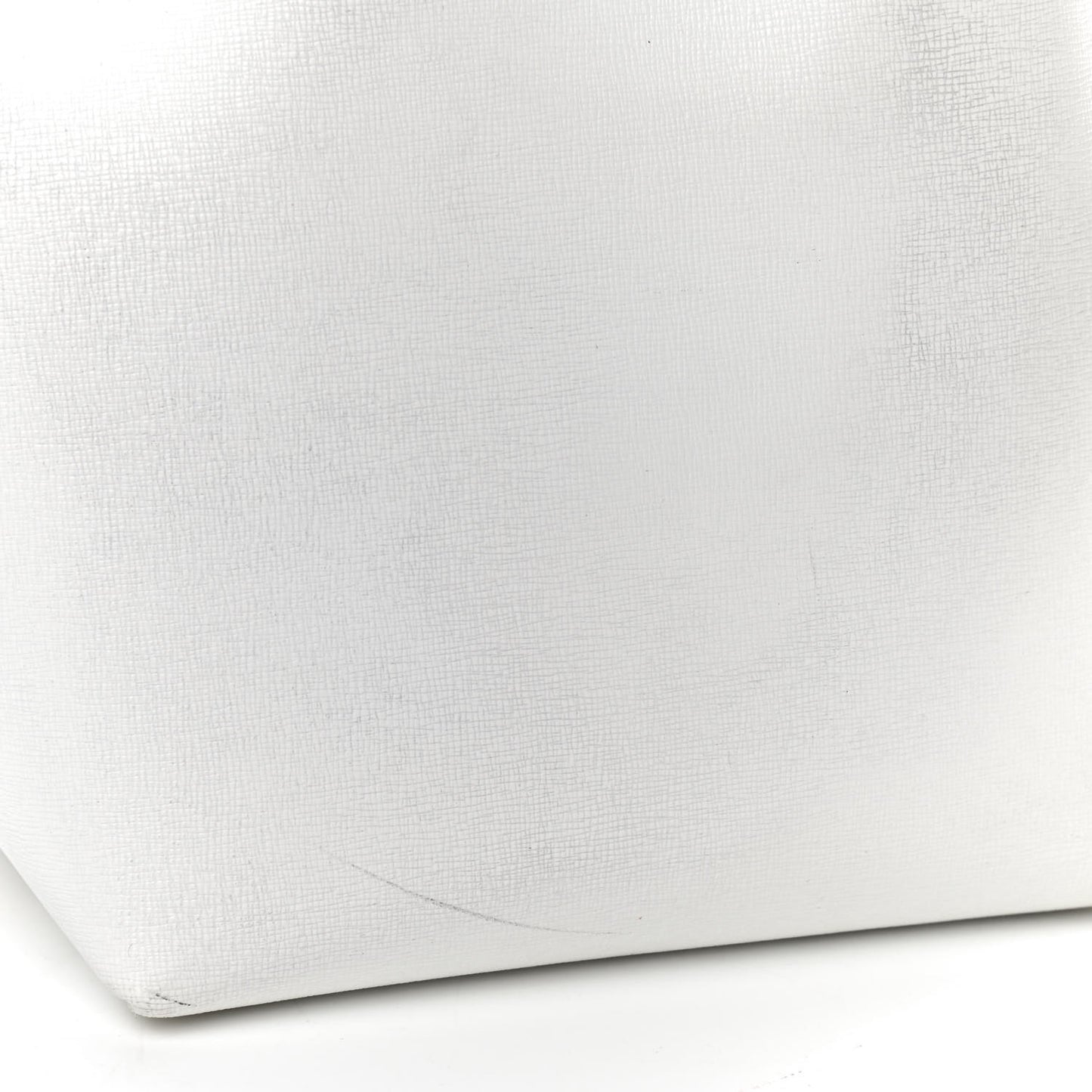 Saffiano Mini Bucket Bag White Royal