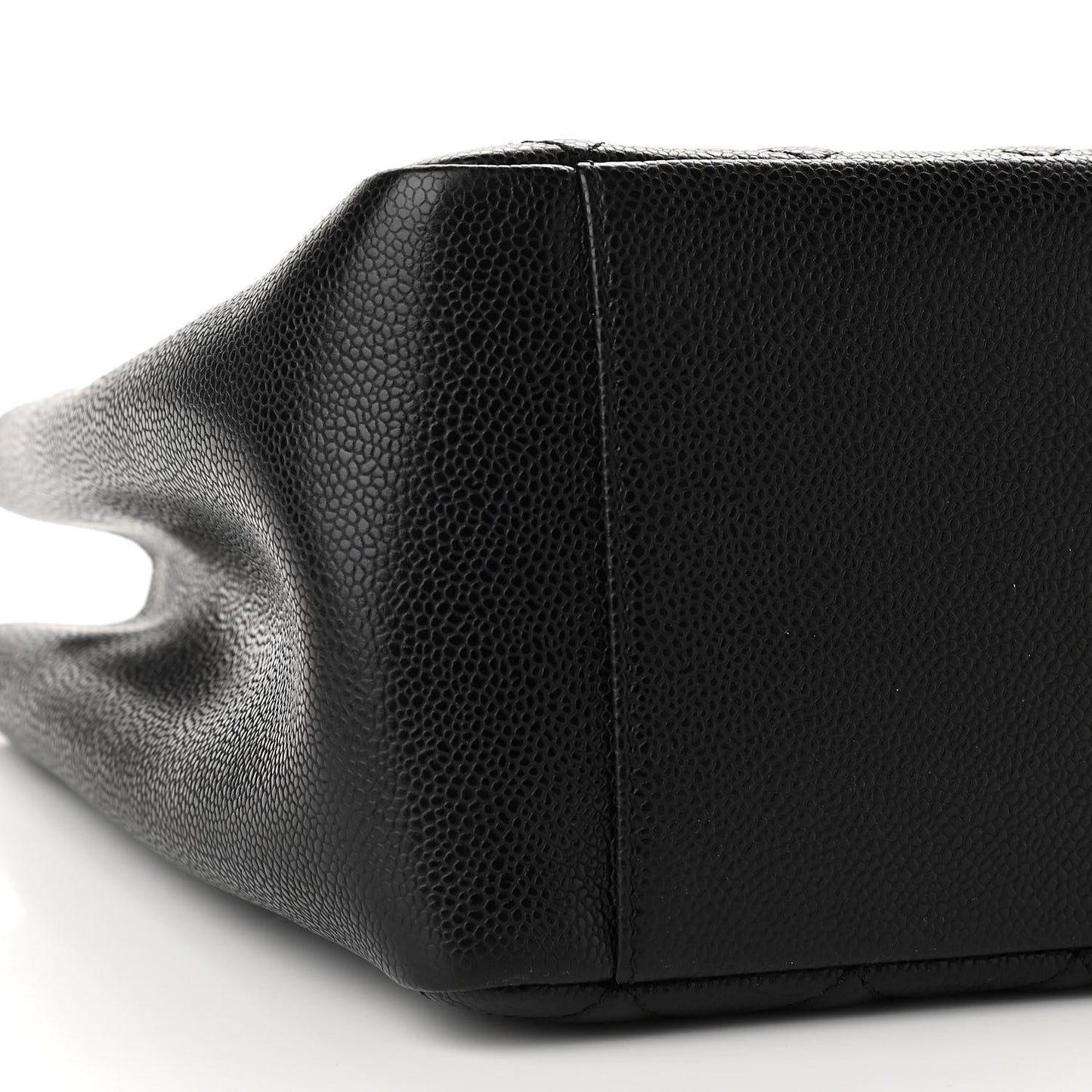 Caviar Quilted Grand Shopping Tote GST Black