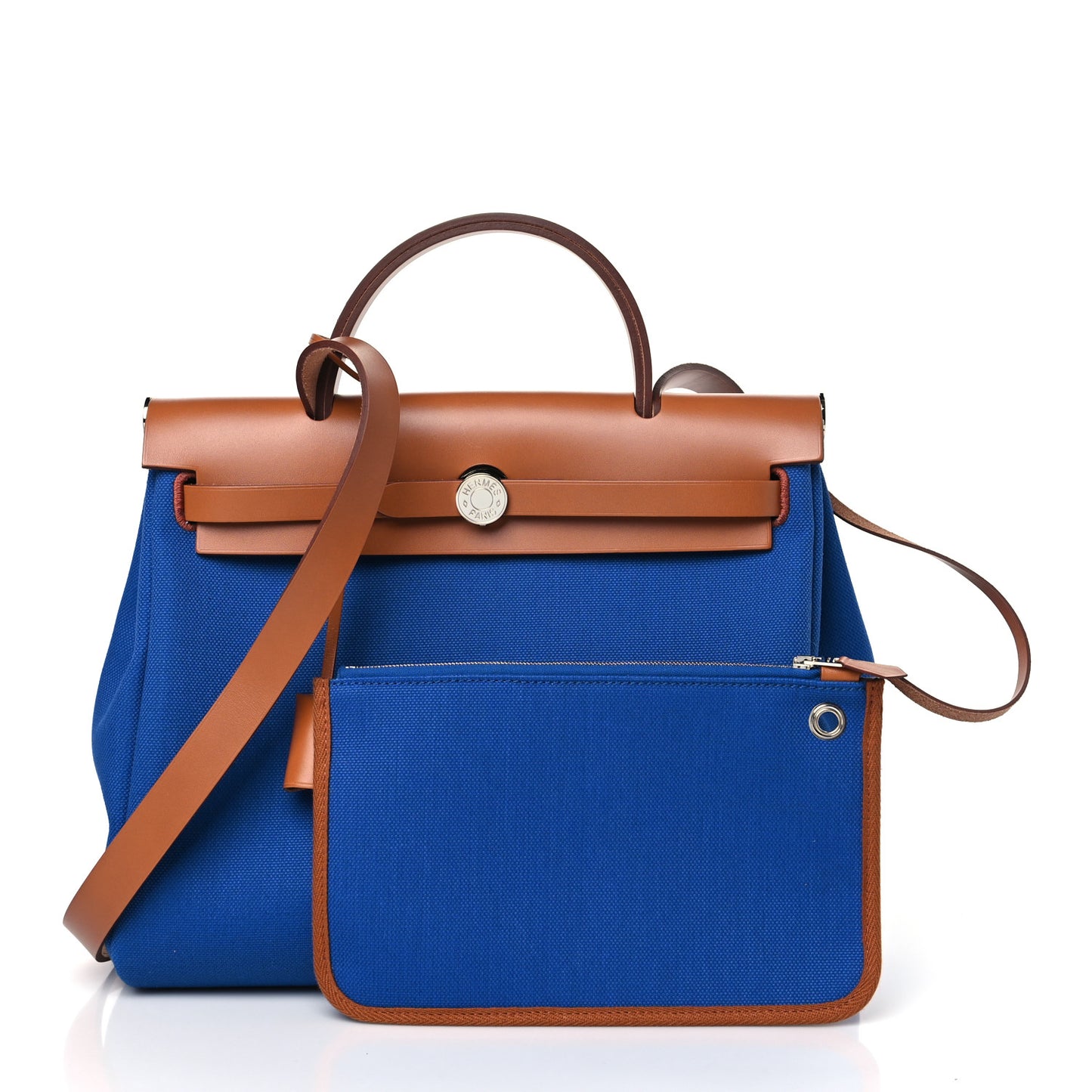 Military Toile Vache Hunter Herbag Zip Retourne 31 PM Bleu France Fauve