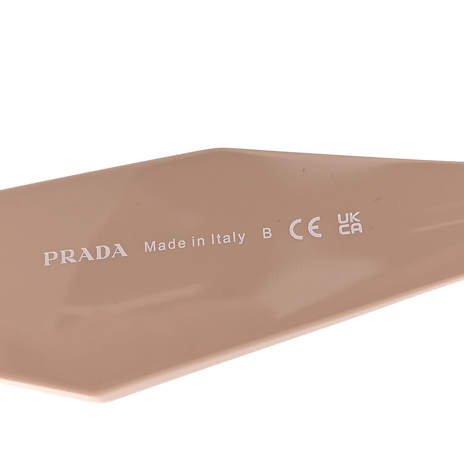 Prada Acetate Symbole Sunglasses SPR 17W Plum Beige 6 of 7