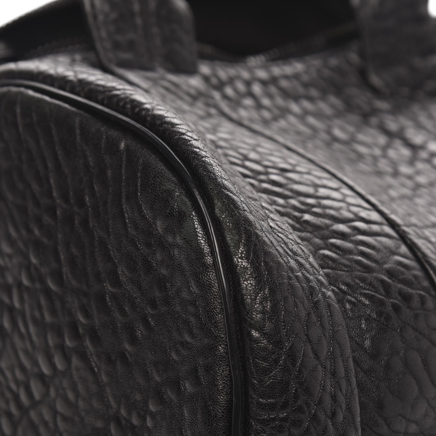 Alexander Wang Pebbled Lambskin Rockie Black Matte Black Hardware 12 of 12