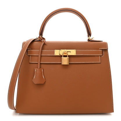 Hermes Epsom Kelly Sellier 28 Gold 1 of 13