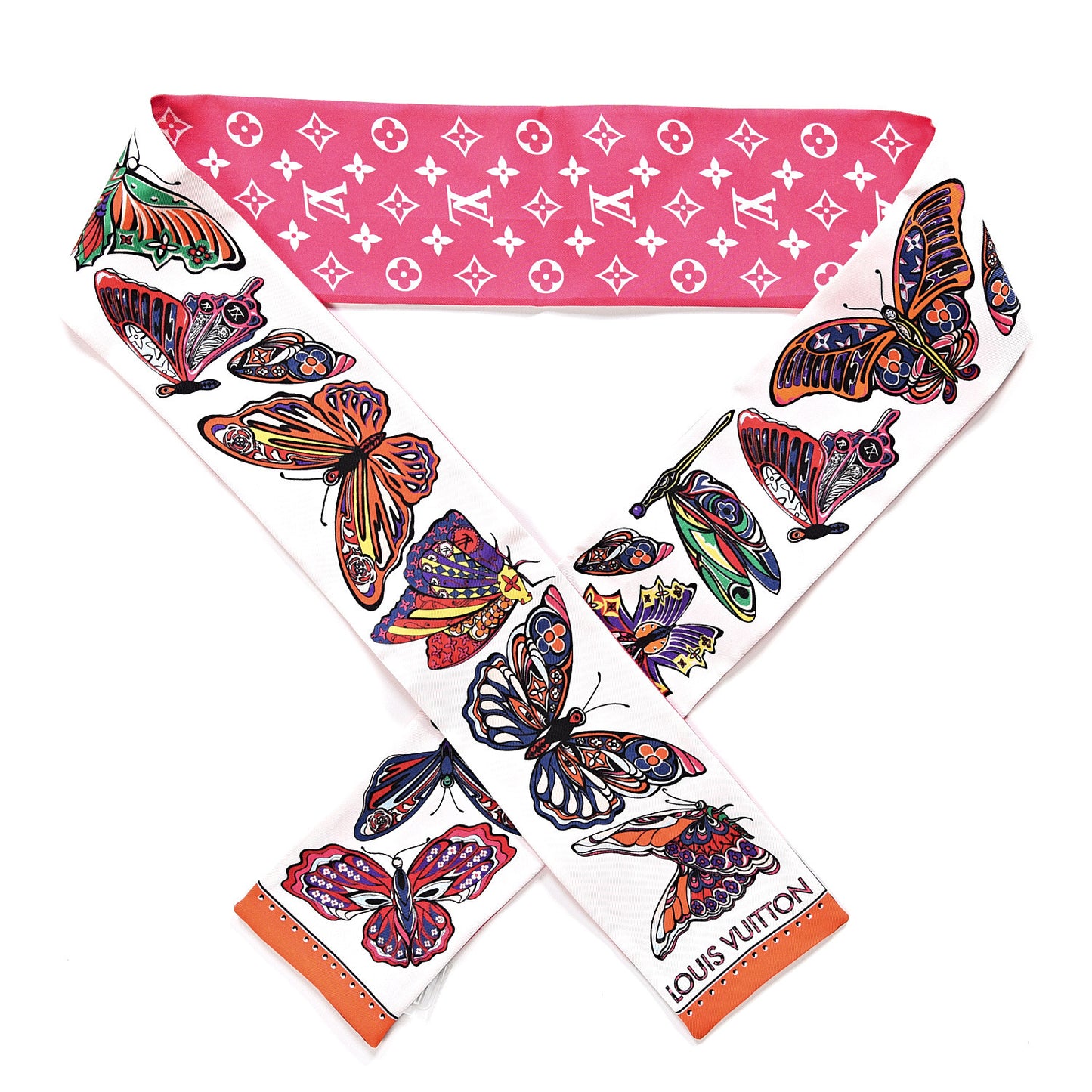 Silk Monogram World Of Love Bandeau White
