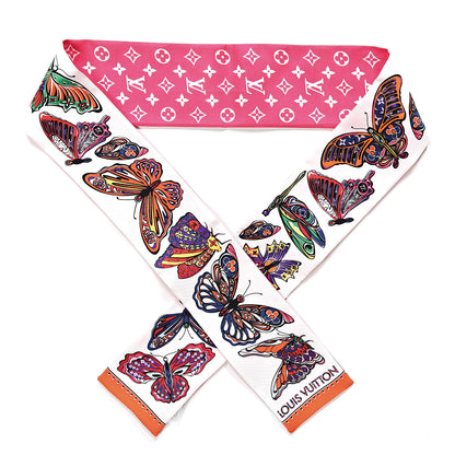 Louis Vuitton Silk Monogram World Of Love Bandeau White 1 of 3