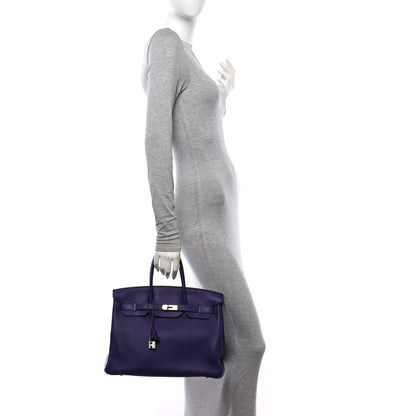 Hermes Togo Birkin 35 Iris 3 of 13