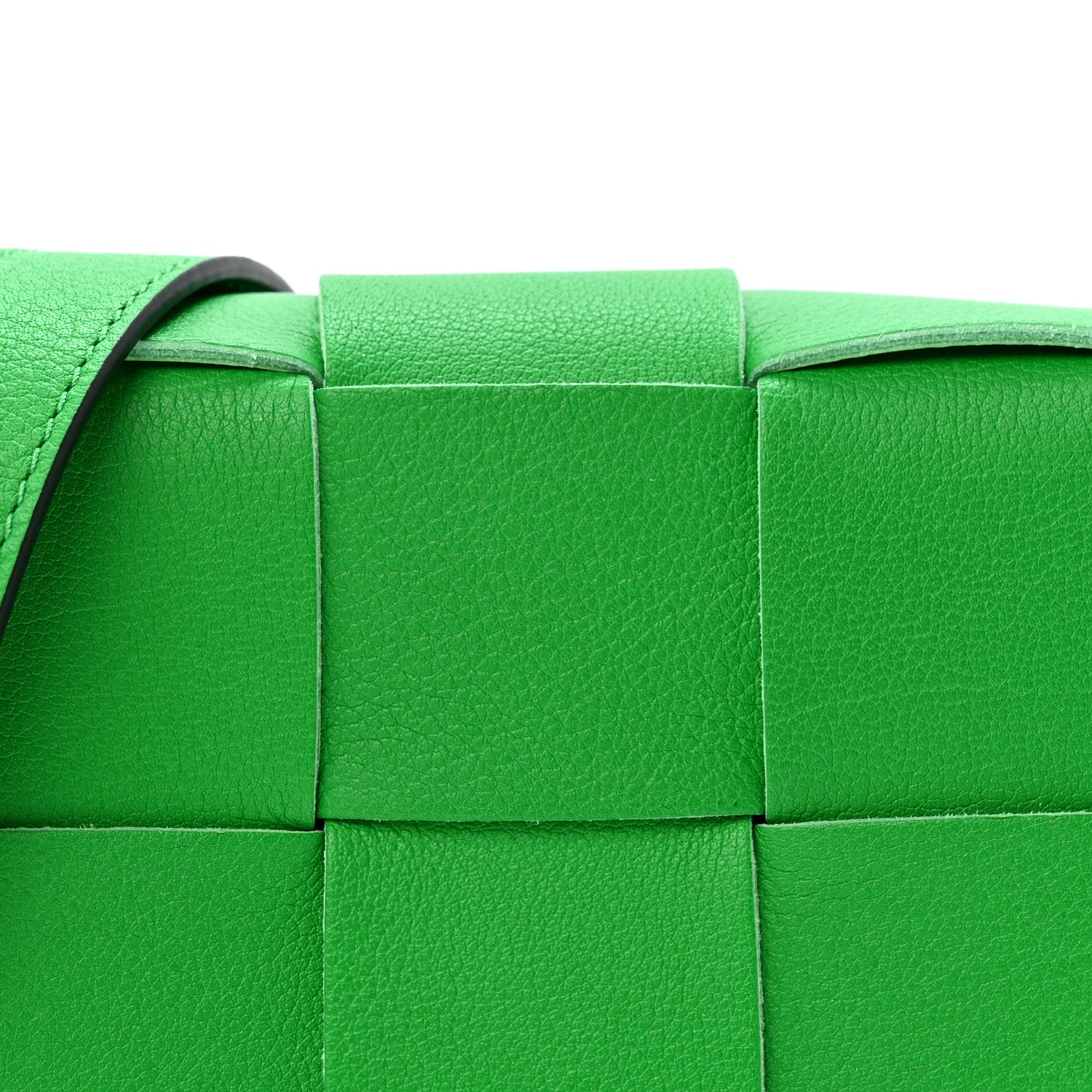 Bottega Veneta Lambskin Maxi Intrecciato Extra Mini Cassette Crossbody Bag Parakeet 8 of 10