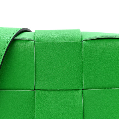 Bottega Veneta Lambskin Maxi Intrecciato Extra Mini Cassette Crossbody Bag Parakeet 8 of 10