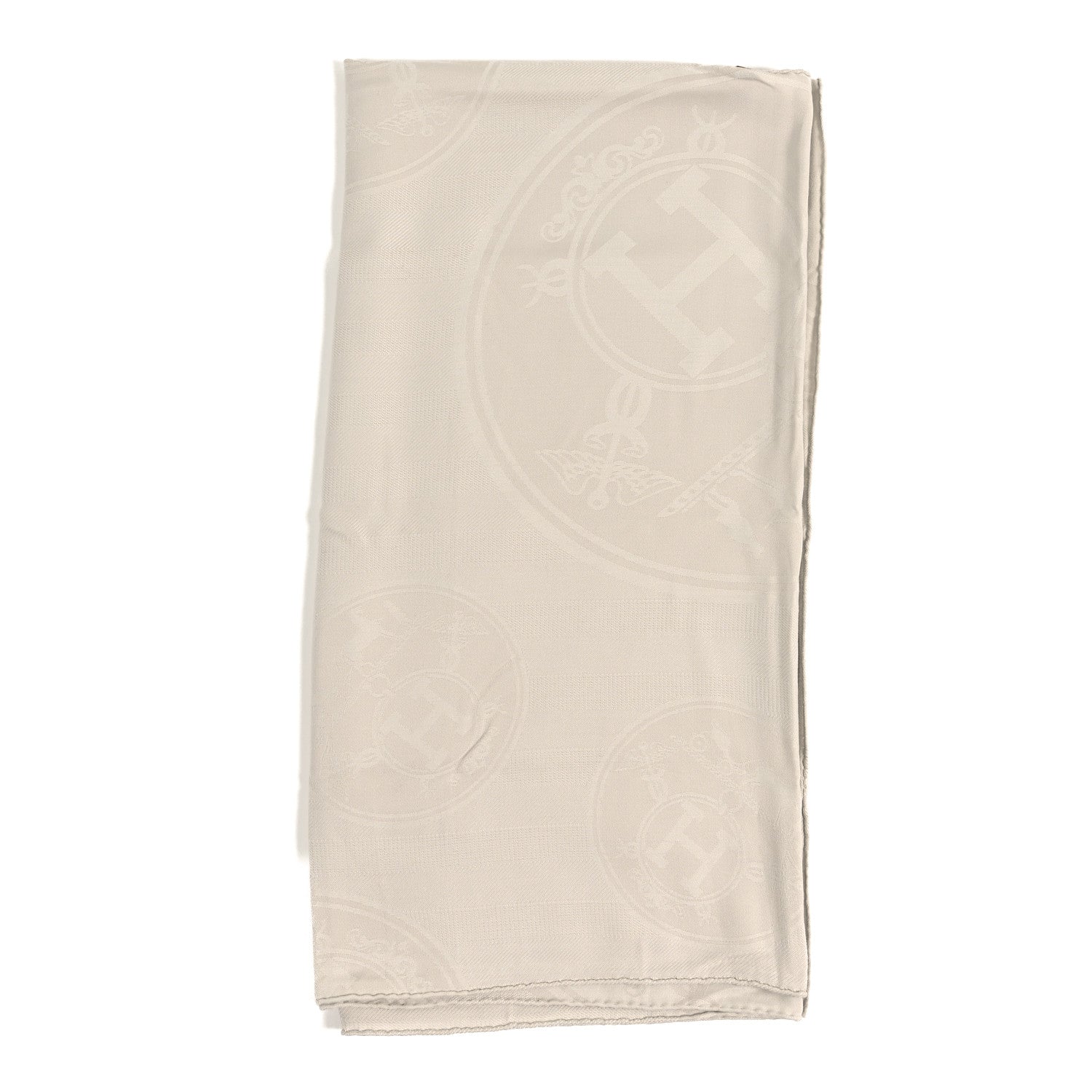 Hermes Cashmere Silk New Libris Poncho Ivory 1 of 3