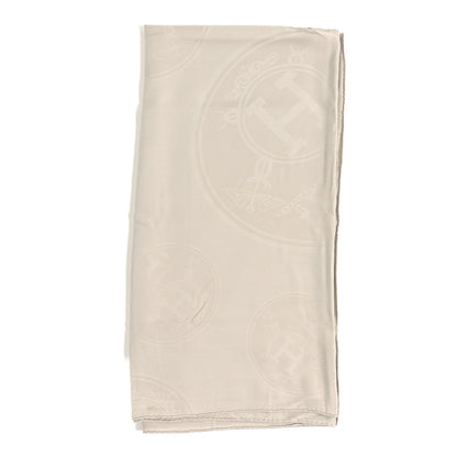 Hermes Cashmere Silk New Libris Poncho Ivory 1 of 3