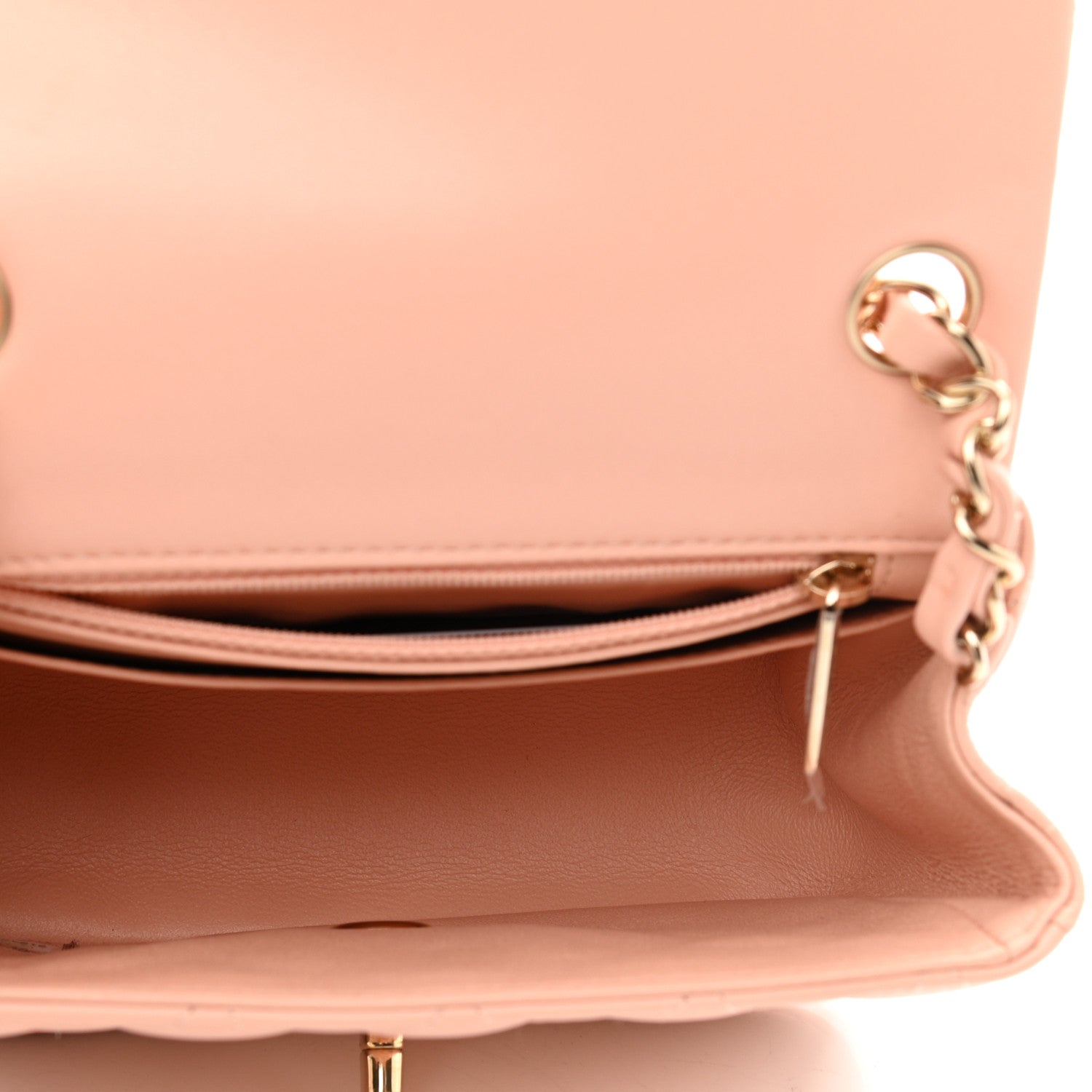 Chanel Lambskin Quilted Mini Square Flap Light Pink 4 of 10