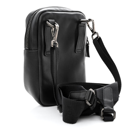 Prada Tessuto Nappa Phone Case Crossbody Black 3 of 11