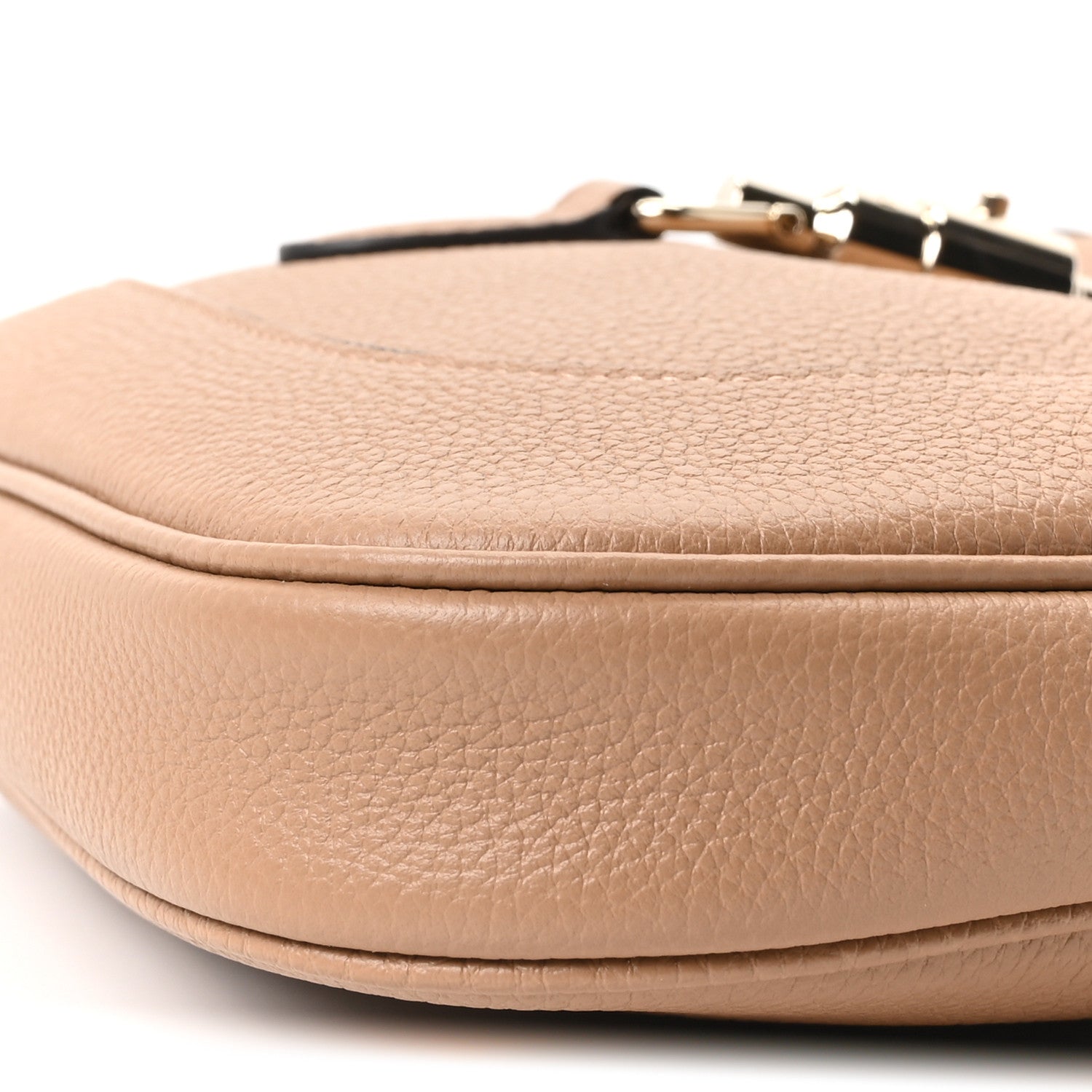 Gucci Grained Calfskin Web Medium Jackie 1961 Hobo Taupe 10 of 10