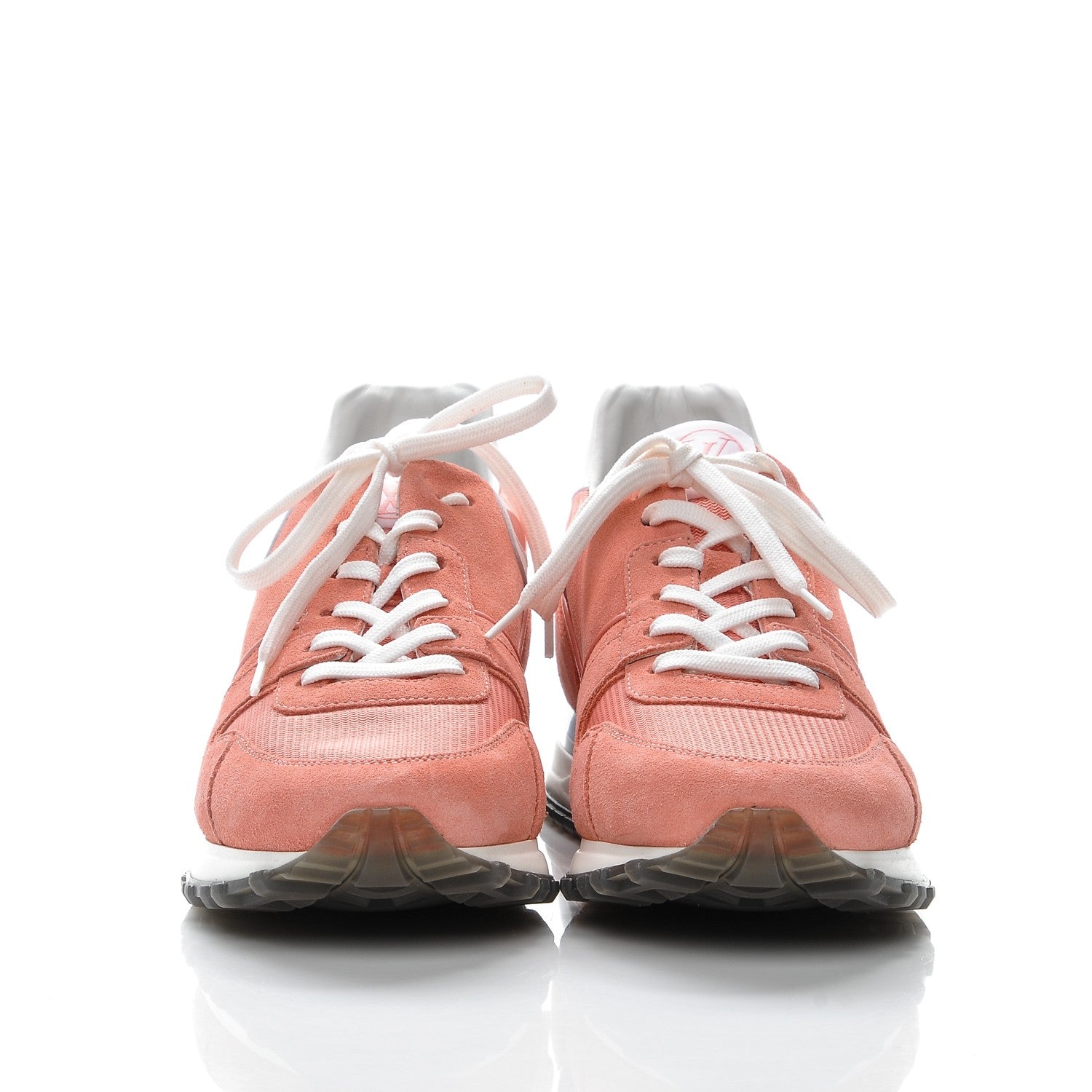 Louis Vuitton Nubuck Suede Run Away Sneakers 38.5 Pink 2 of 8