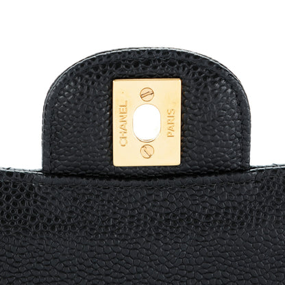 Chanel Caviar Quilted Medium Double Flap Black 5 of 8