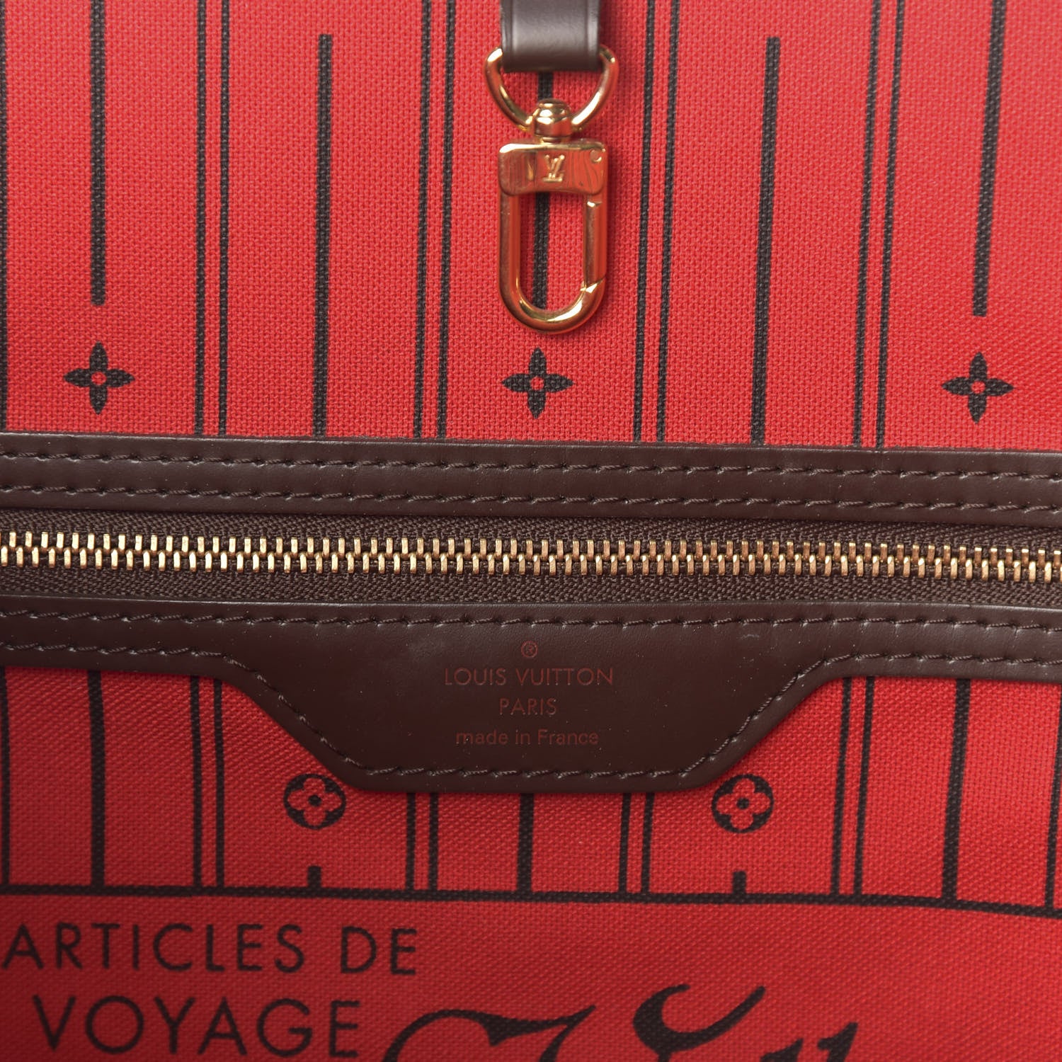 Louis Vuitton Damier Ebene Neverfull MM 6 of 10