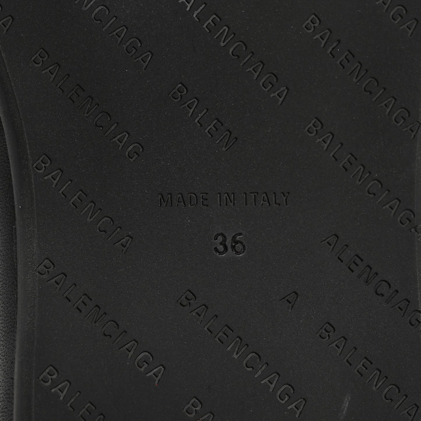 Smooth Nappa Logo Rise Wedge Sandals 36 Black