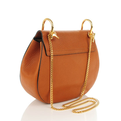 Chloe Grained Lambskin Drew Shoulder Bag Caramel 3 of 7