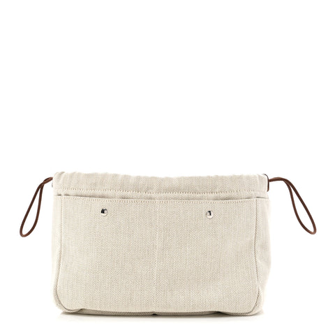 Canvas Barenia Fourbi 25 MM Pouch Naturel Fauve