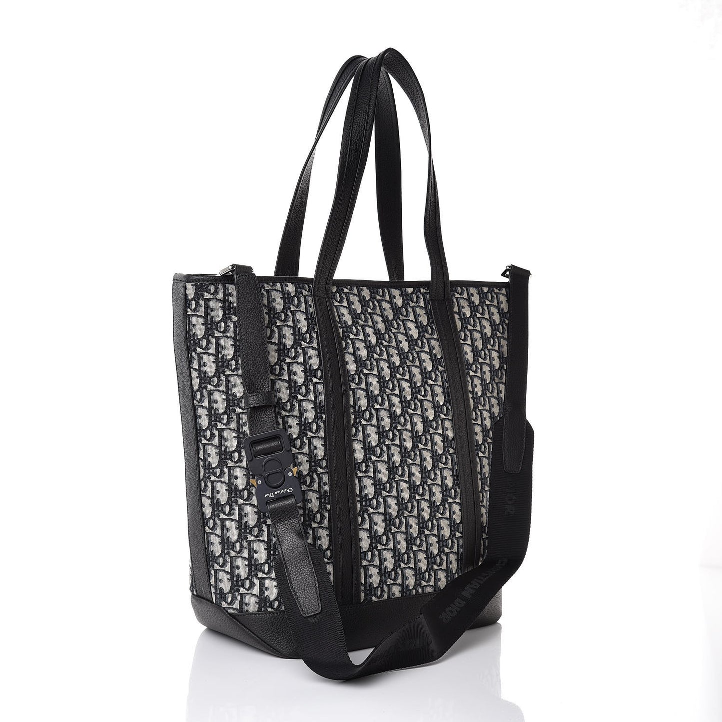 HOMME Oblique Grained Calfskin Tote Blue