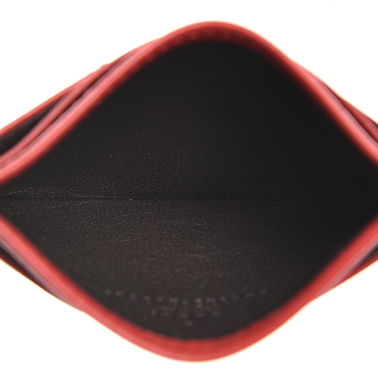 Calfskin Matelasse GG Marmont Card Holder Hibiscus Red