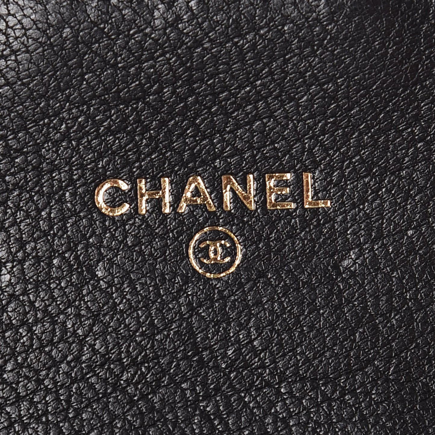Patent Calfskin Quilted Small Flap Wallet Black