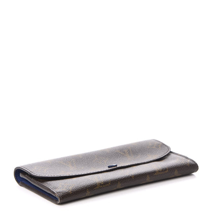 Louis Vuitton Monogram Emilie Wallet Blue 4 of 10