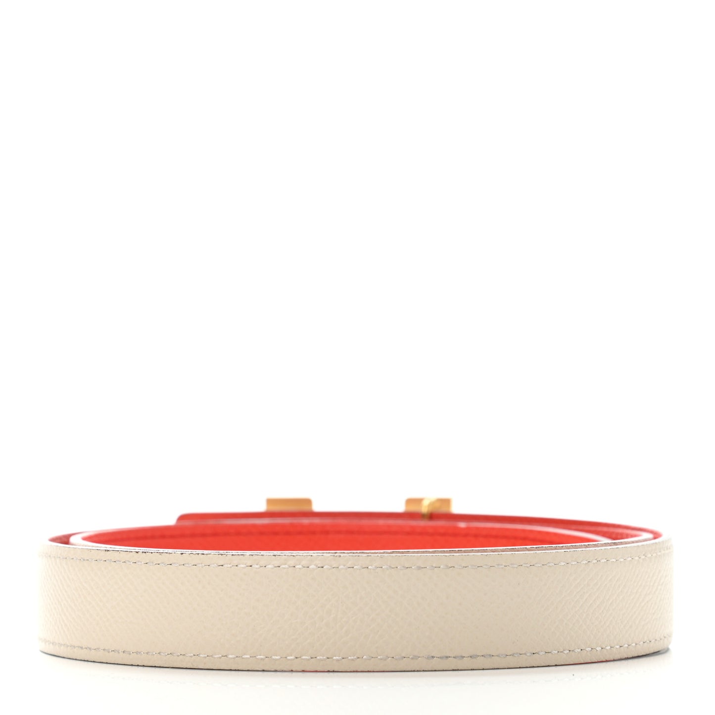 Epsom 24mm Constance Belt 80 Orange Craie