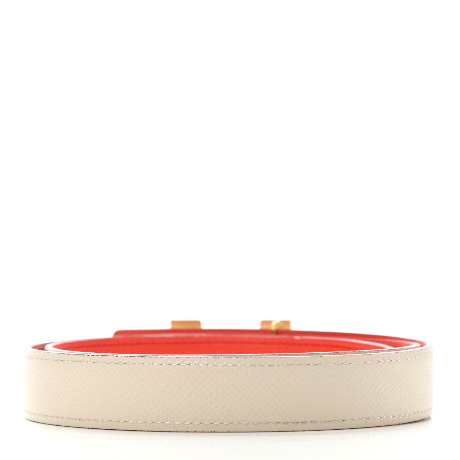 Hermes Epsom 24mm Constance Belt 80 Orange Craie 2 of 4