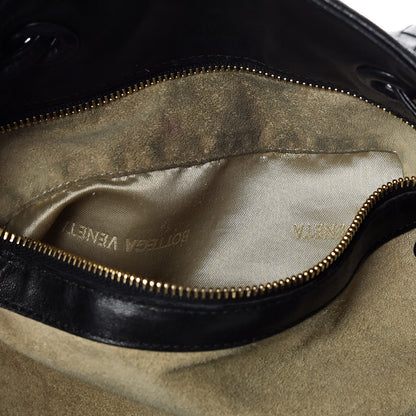 Bottega Veneta Nappa Intrecciato Drawstring Hobo Bag Black 8 of 15