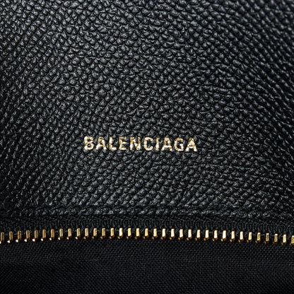 Balenciaga Signature Grained Calfskin Logo S Ville Top Handle Bag Bleu Turquoise 6 of 10