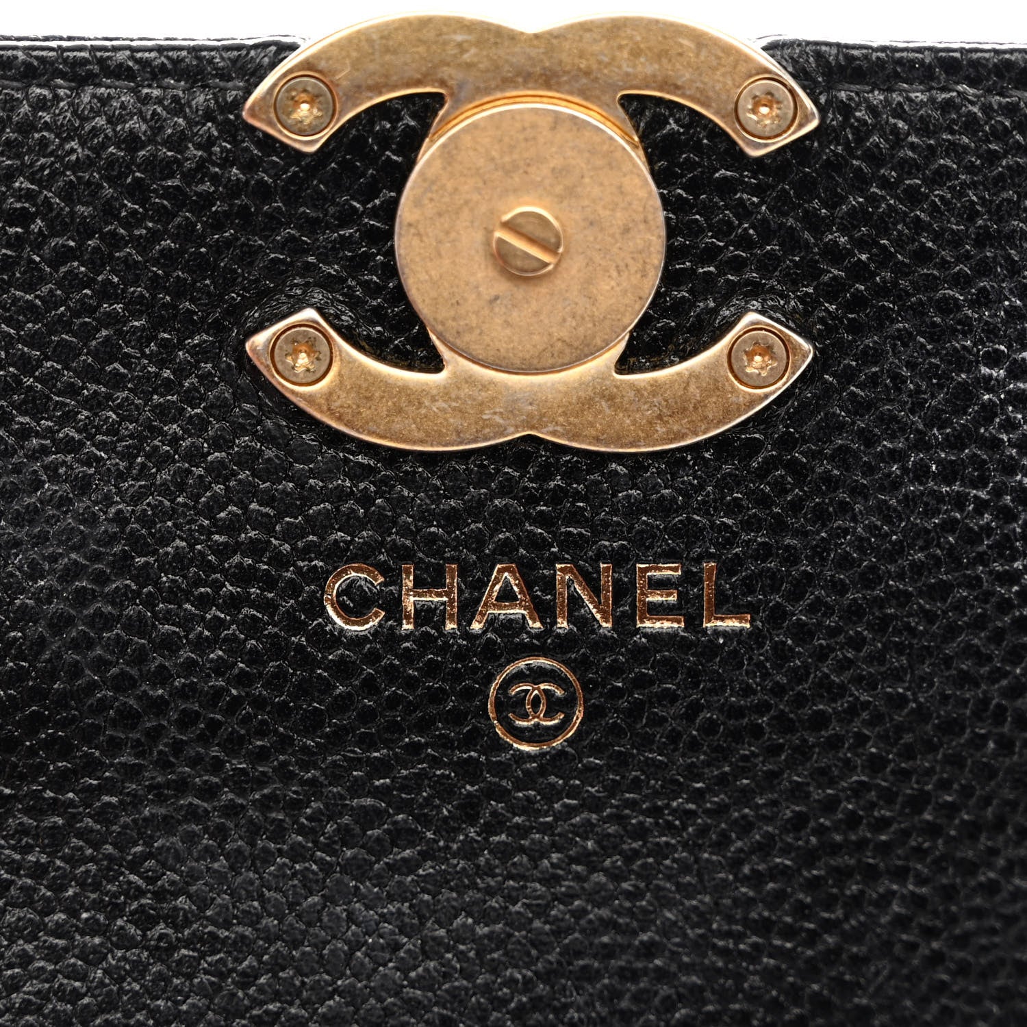 Chanel Shiny Caviar Quilted Chain Melody Belt Bag Black 6 of 11