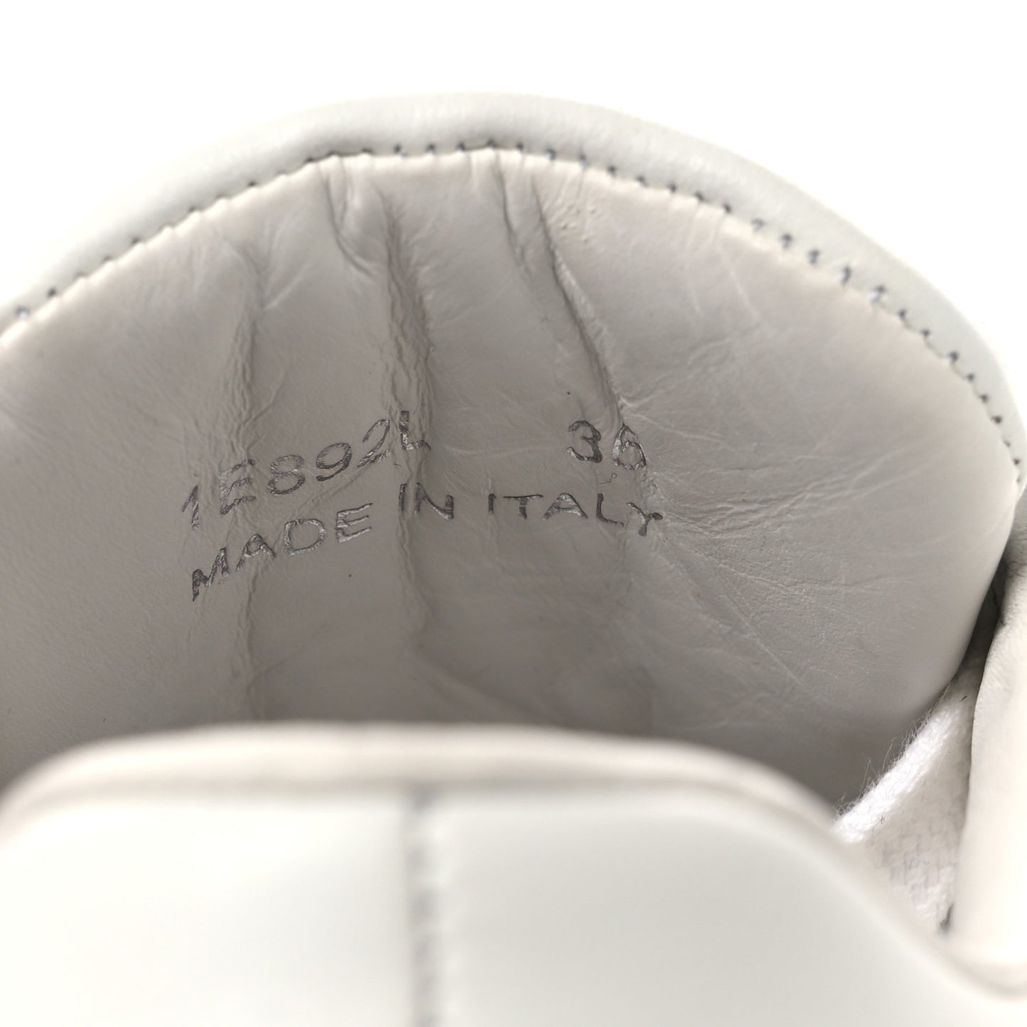 Vitello Soft Logo Womens Low Top Sneakers 36 White