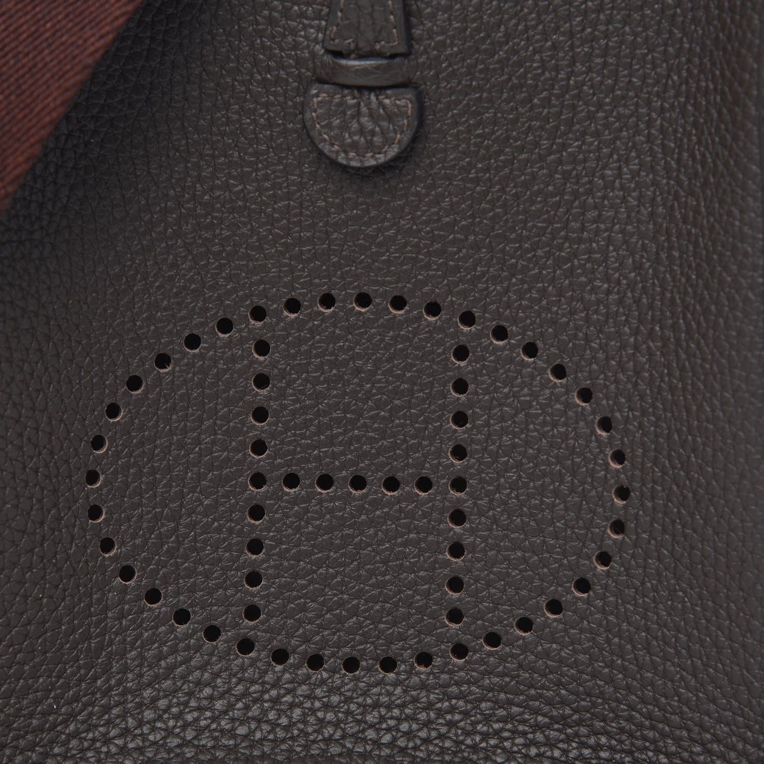 Hermes Taurillon Clemence Amazone Evelyne TPM Ebene Havane 9 of 10