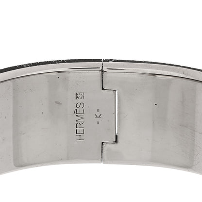 Hermes Enamel Wide Clic Clac H Bracelet PM White 3 of 3