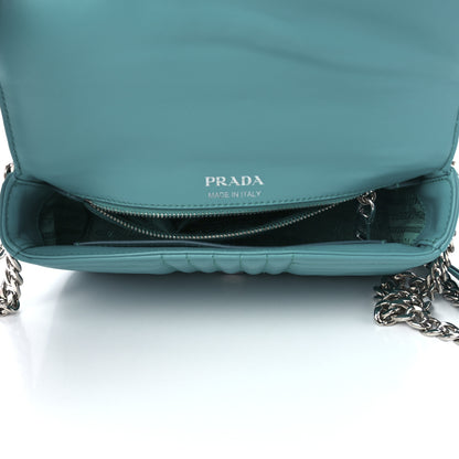 Prada Soft Calf Diagramme Medium Chain Flap Shoulder Bag Giada 6 of 13