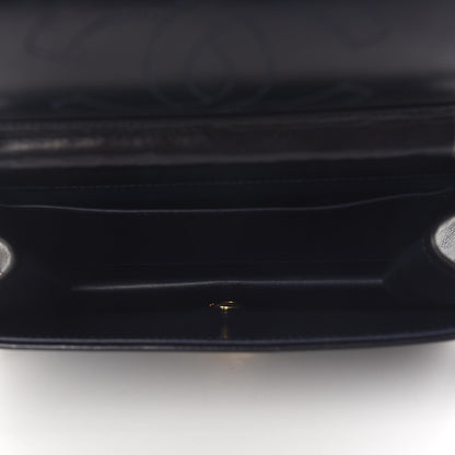 Chanel Lambskin Quilted Small Single Flap Bag Navy 4 of 9