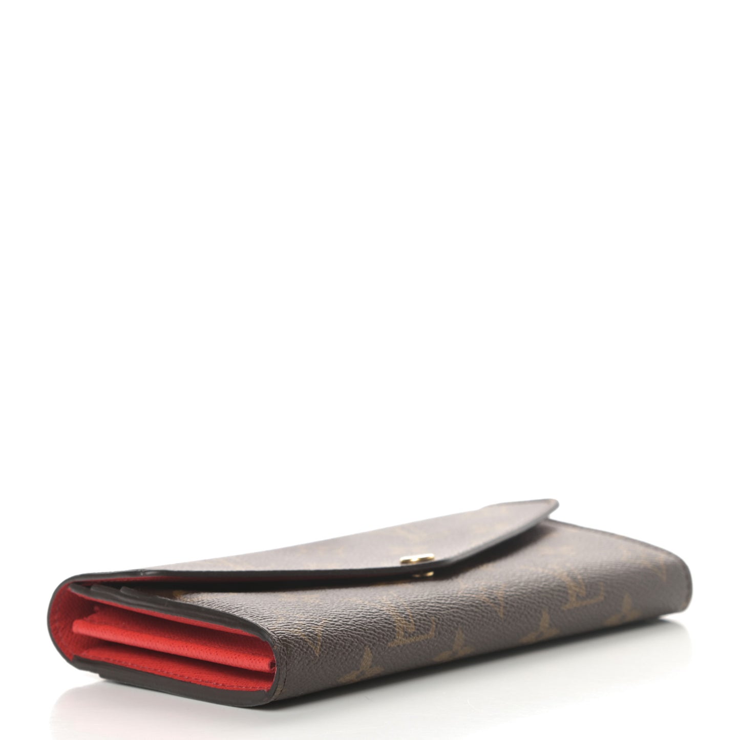 Monogram Sarah Wallet NM Coquelicot