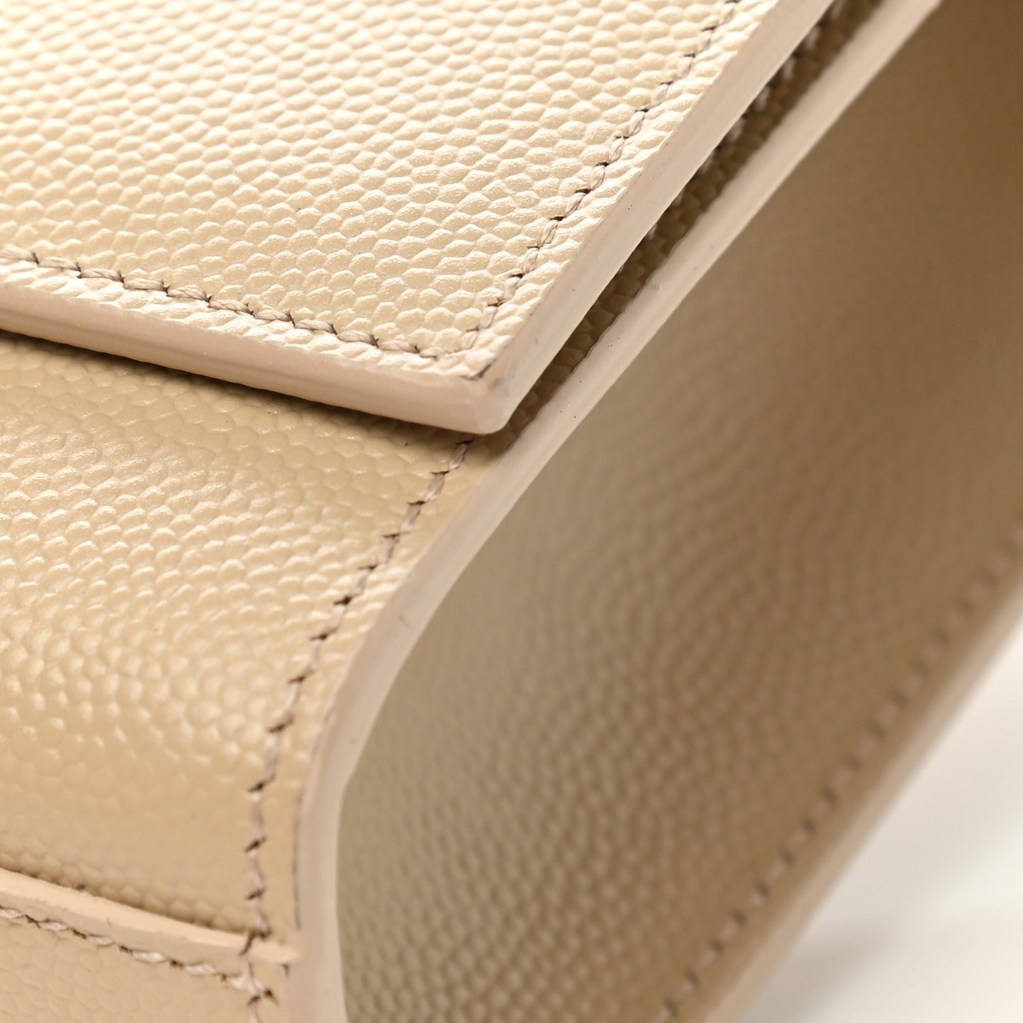 Grain De Poudre Classic Monogram Cassandre Clutch Nude Powder