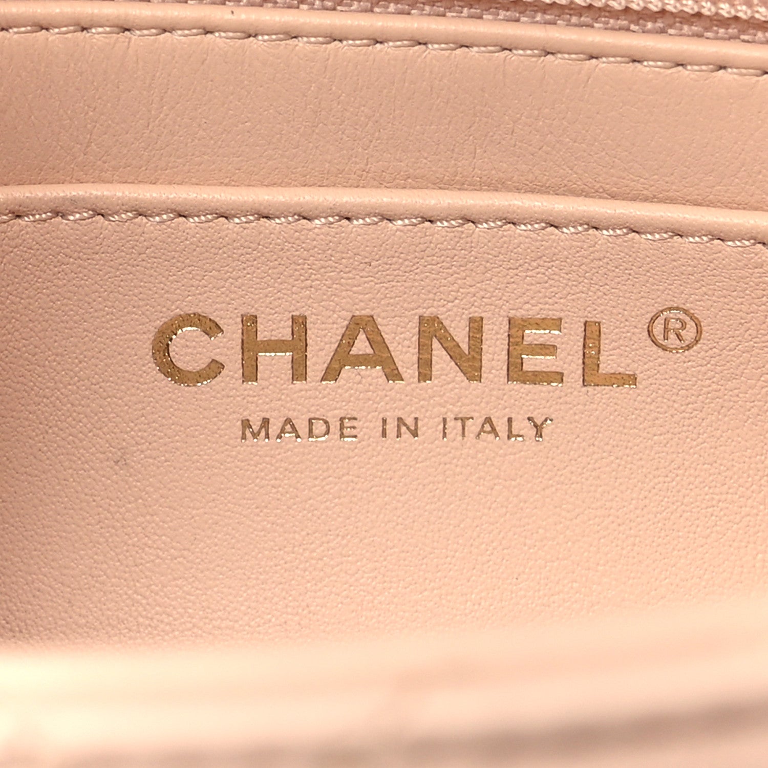 Chanel Lambskin Quilted Mini Pearl Crush Flap Light Beige 6 of 10