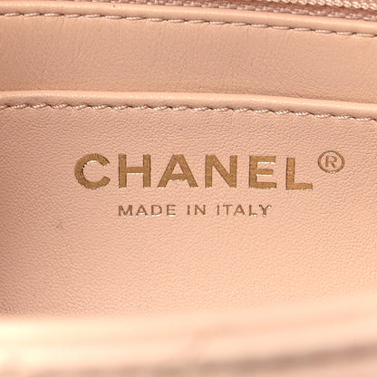 Chanel Lambskin Quilted Mini Pearl Crush Flap Light Beige 6 of 10