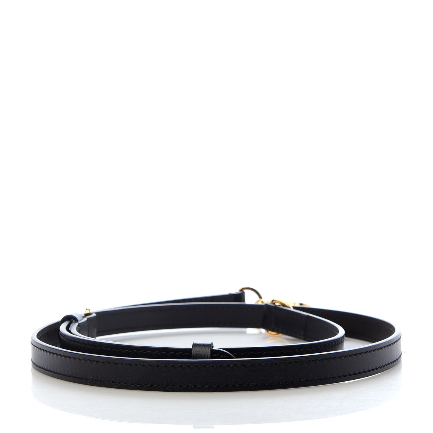 Calfskin 16mm Adjustable Shoulder Strap Black