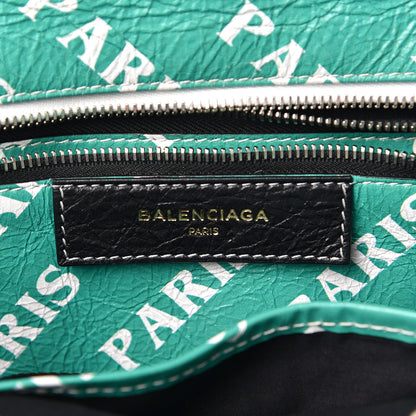 Balenciaga Agneau Arena Paris Print S Bazar Shopper Tote 5 of 10