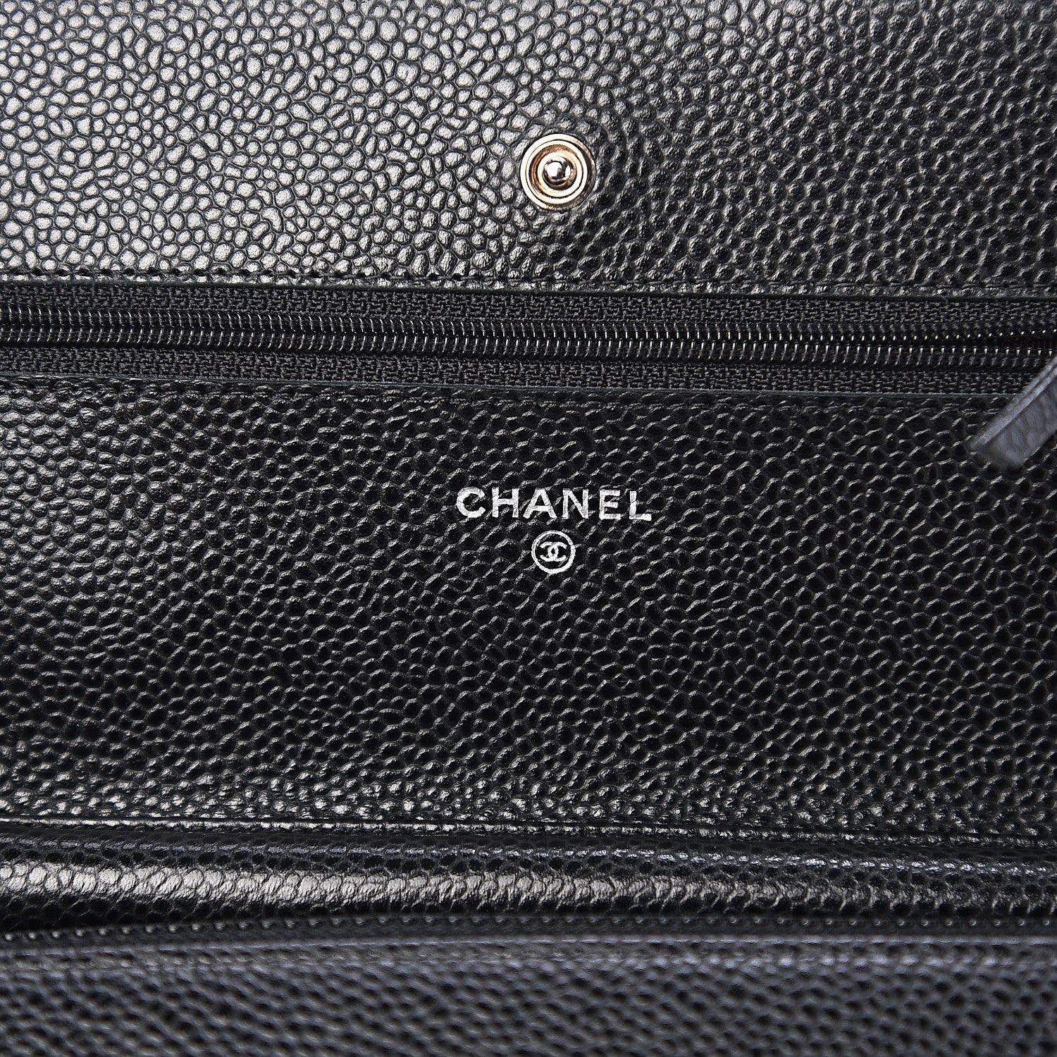 Chanel Caviar Quilted Wallet On Chain WOC Black 5 of 11