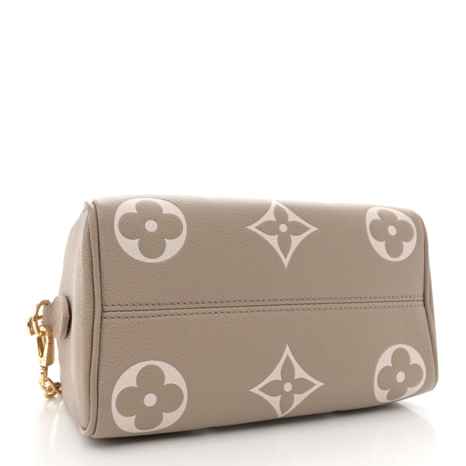 Louis Vuitton Empreinte Monogram Giant Speedy Bandouliere 20 Creme Beige 4 of 10
