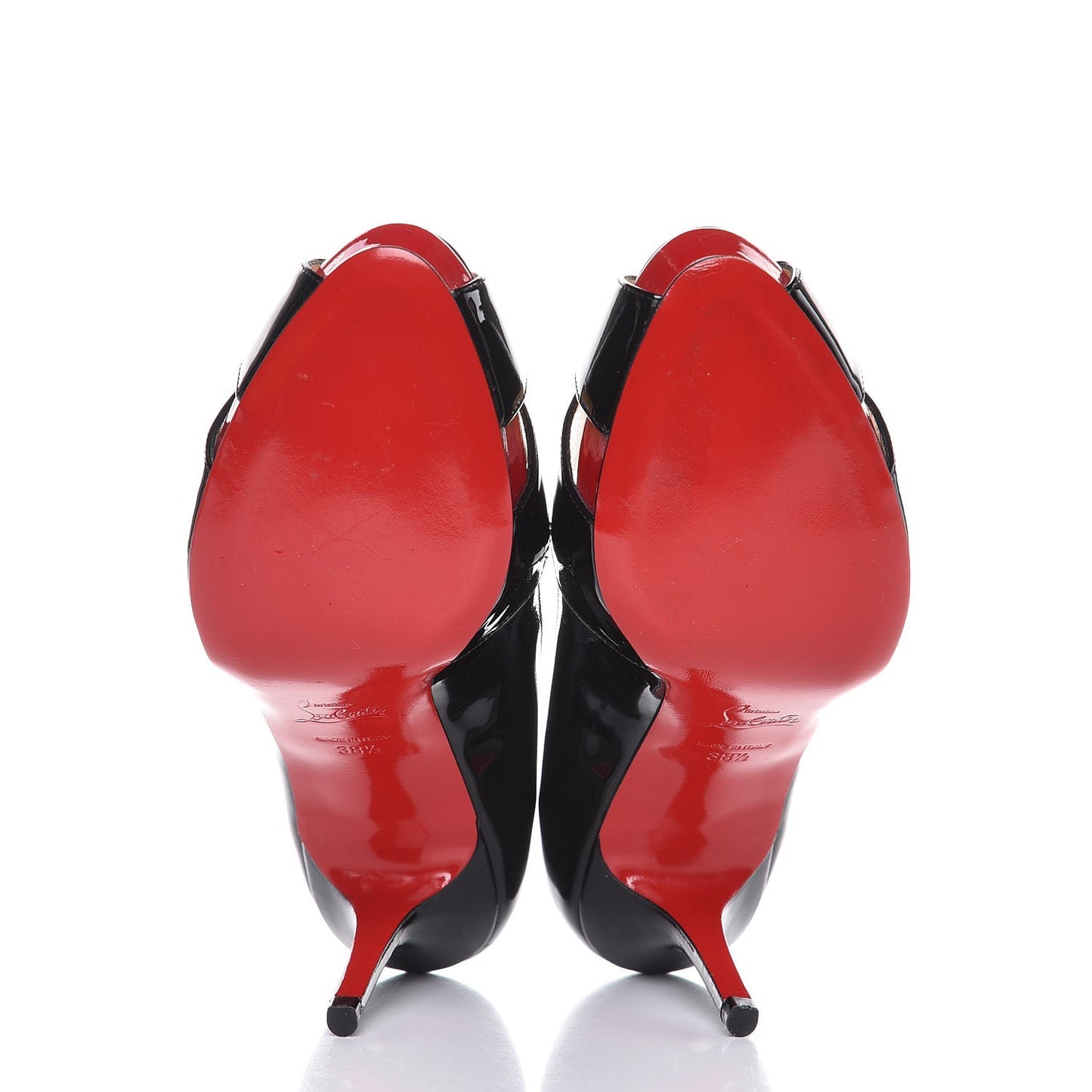 Patent Shelley 90 Pumps 38.5 Black Red