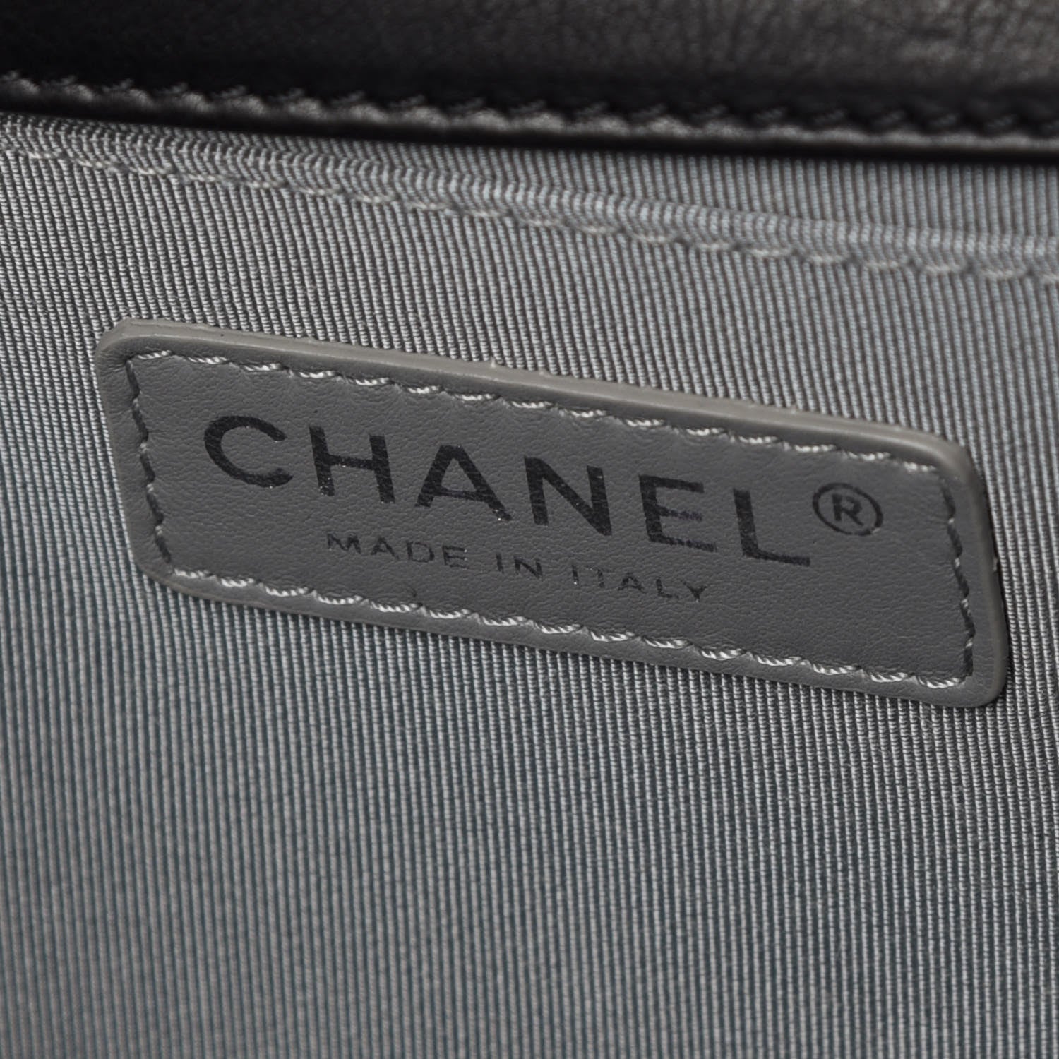 Chanel Calfskin Double Stitch Medium Boy Flap Black 8 of 9