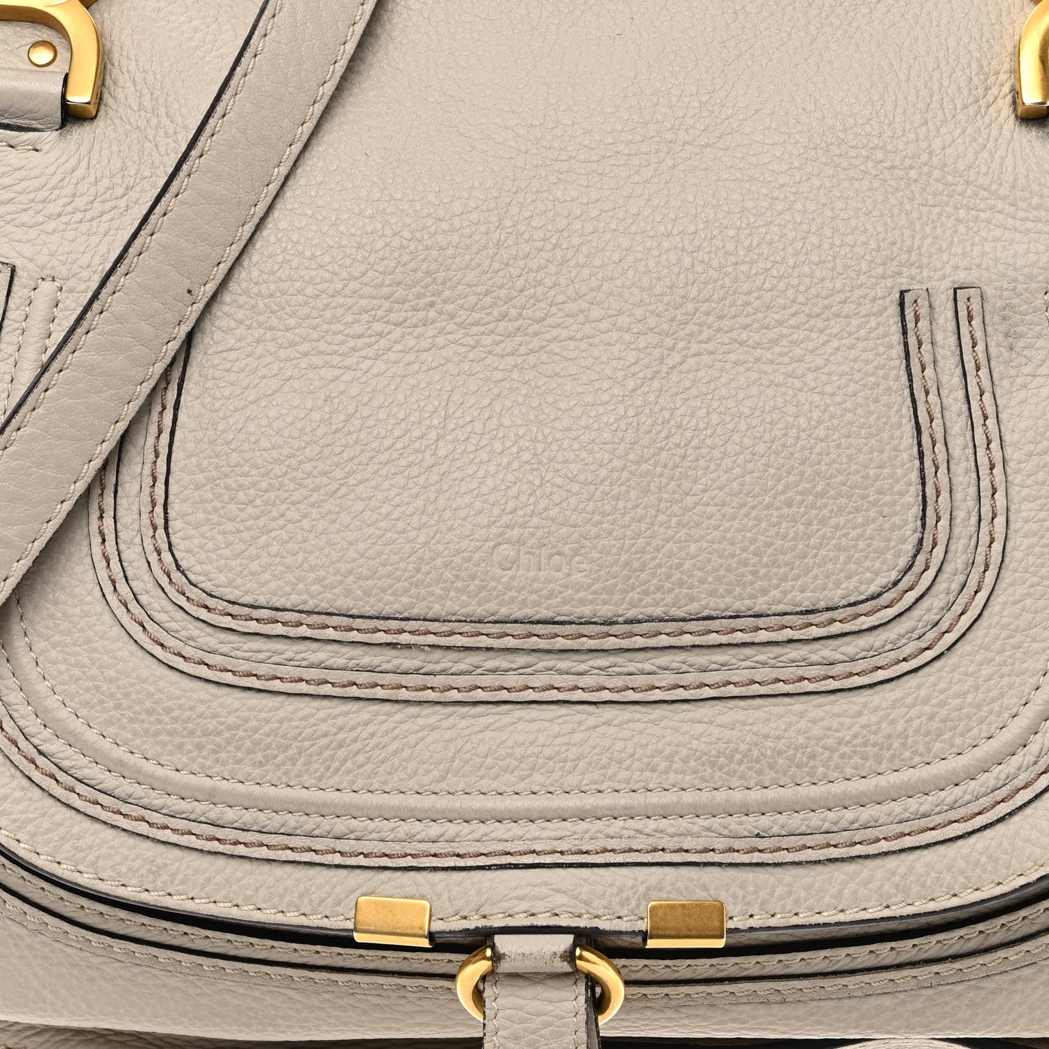 Chloe Calfskin Medium Marcie Satchel Dove 6 of 14