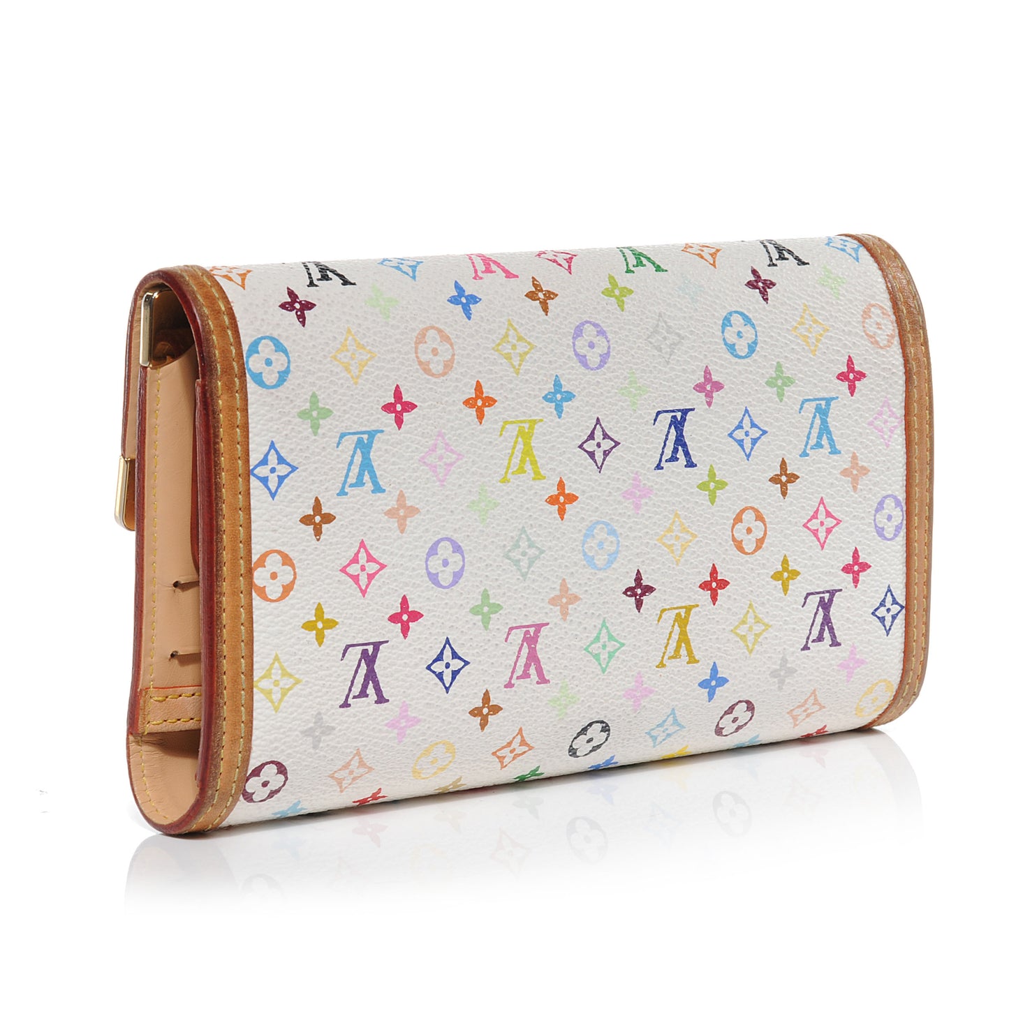Monogram Multicolor Porte Tresor International Wallet White